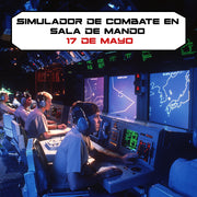 Simulador de puente de mando en combate. 17 de Mayo